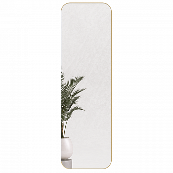 Прямоугольное зеркало в золотой металлической раме PERSO L 180 см Прямоугольное зеркало в золотой металлической раме PERSO L 180 см
