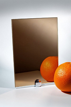 Зеркало Бронза 4 мм (с обработкой кромки) Зеркало Бронза 4 мм (с обработкой кромки)