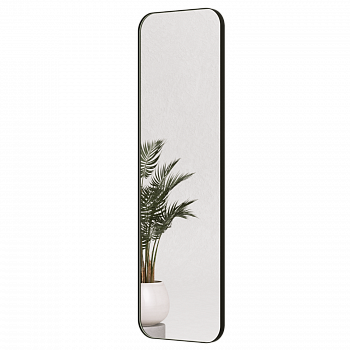 Прямоугольное зеркало в чёрной металлической раме PERSO L 180 см Прямоугольное зеркало в чёрной металлической раме PERSO L 180 см