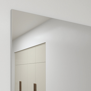 Зеркало в алюминиевой раме 00 Premium Серебро матовое Зеркало в алюминиевой раме 00 Premium Серебро матовое