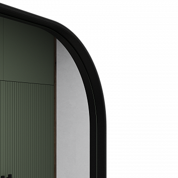 Прямоугольное зеркало в чёрной металлической раме PERSO L 180 см Прямоугольное зеркало в чёрной металлической раме PERSO L 180 см