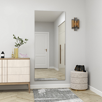 Зеркало в алюминиевой раме 00 Premium Серебро матовое Зеркало в алюминиевой раме 00 Premium Серебро матовое