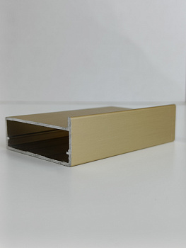 Зеркало в алюминиевой раме 00 Premium Золото матовое Зеркало в алюминиевой раме 00 Premium Золото матовое