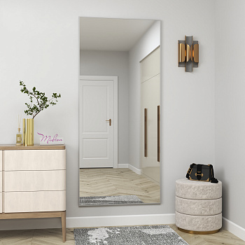 Зеркало в алюминиевой раме 01 Premium Серебро матовое Зеркало в алюминиевой раме 01 Premium Серебро матовое