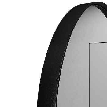 Арочное зеркало в чёрной металлической раме GLINT 180 см Арочное зеркало в чёрной металлической раме GLINT 180 см