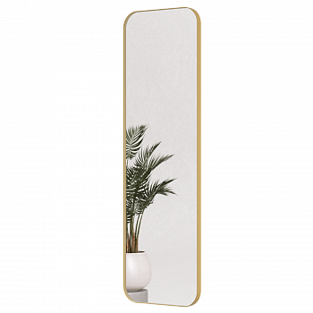 Прямоугольное зеркало в золотой металлической раме PERSO L 180 см Прямоугольное зеркало в золотой металлической раме PERSO L 180 см