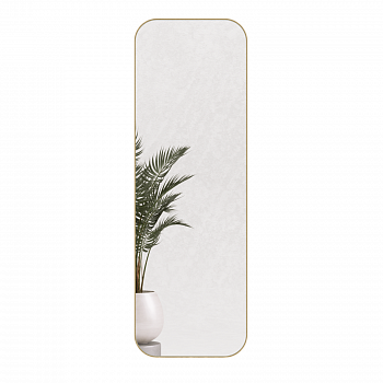 Прямоугольное зеркало в золотой металлической раме PERSO M 150 см Прямоугольное зеркало в золотой металлической раме PERSO M 150 см