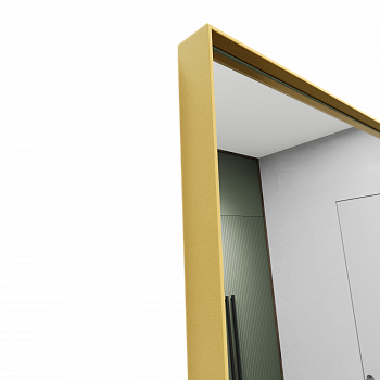 Напольное прямоугольное зеркало в золотой металлической раме MUSCA Slim Leg XL 220 см (в тонкой раме на ножке) Напольное прямоугольное зеркало в золотой металлической раме MUSCA Slim Leg XL 220 см (в тонкой раме на ножке)