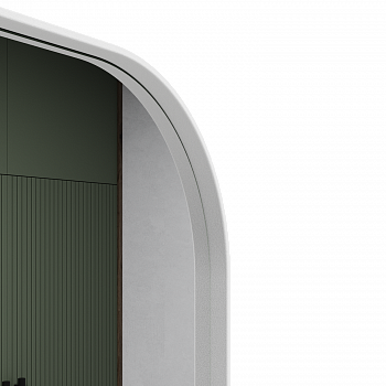 Прямоугольное зеркало в белой металлической раме PERSO L 180 см Прямоугольное зеркало в белой металлической раме PERSO L 180 см