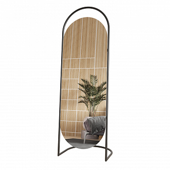 Напольное зеркало в черной металлической раме HARMONY 163 см Напольное зеркало в черной металлической раме HARMONY 163 см