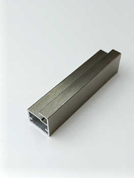 Зеркало в алюминиевой раме 01 Premium Нержавеющая сталь тёмная Зеркало в алюминиевой раме 01 Premium Нержавеющая сталь тёмная