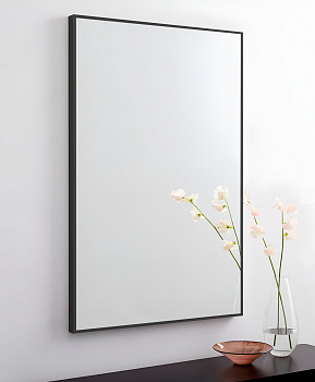 Зеркало в алюминиевой раме 01 Premium Черный Матовый Зеркало в алюминиевой раме 01 Premium Черный Матовый