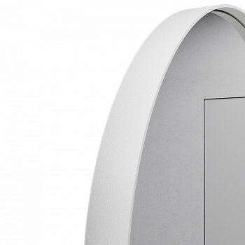 Арочное зеркало в белой металлической раме GLINT 180 см Арочное зеркало в белой металлической раме GLINT 180 см