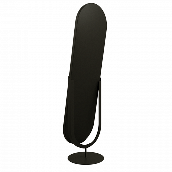 Напольное поворотное зеркало в чёрной металлической раме VIRGO 165 см Напольное поворотное зеркало в чёрной металлической раме VIRGO 165 см